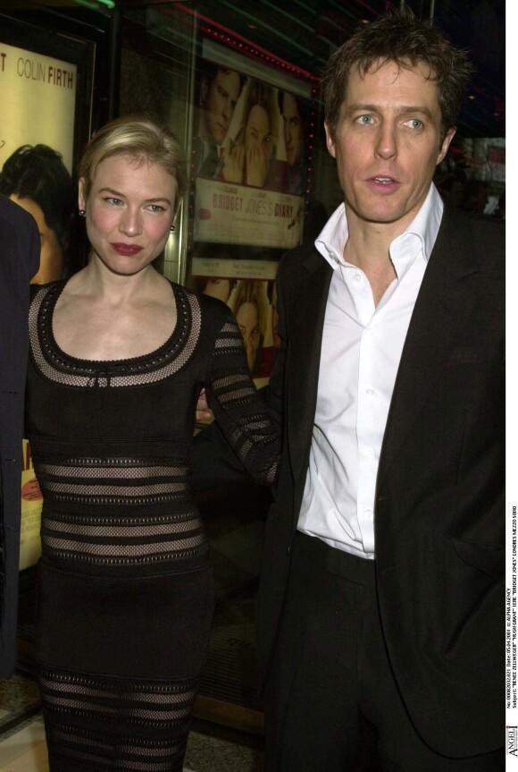 Renée Zellweger et Hugh Grant à Londres en avril 2001.