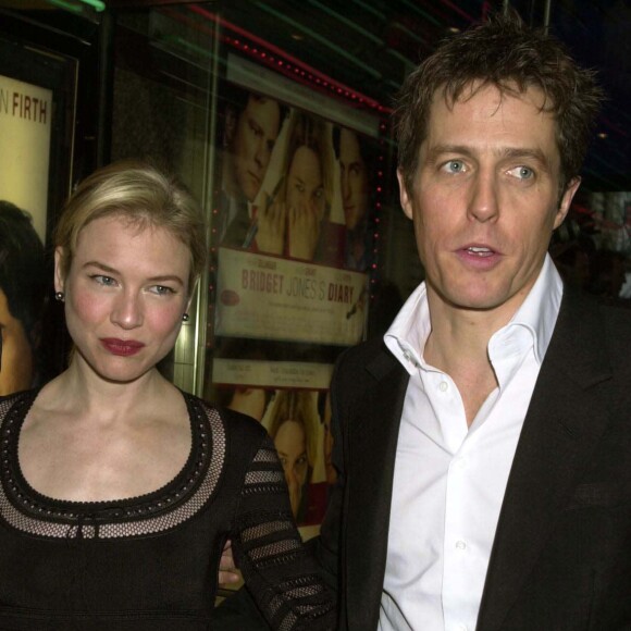 Renée Zellweger et Hugh Grant à Londres en avril 2001.