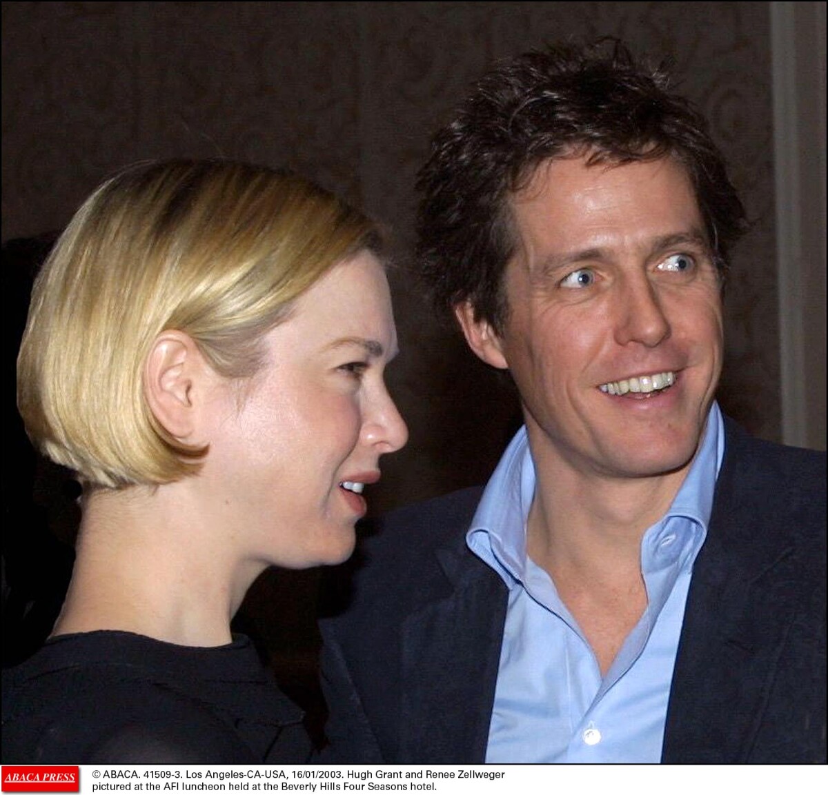 Photo Renée Zellweger Et Hugh Grant à Beverly Hills En Avril 2003 Purepeople