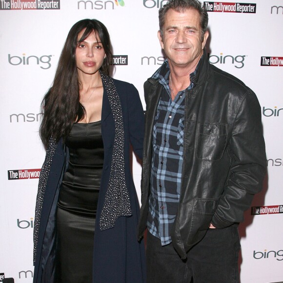Mel Gibson et Oksana Grigorieva à la première du film The Night, le 4 mars 2010 à Los Angeles