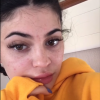 Kylie Jenner dévoile ses tâches de rousseur à son retour de vacances aux Îles Turques-et-Caïques le 13 août 2016