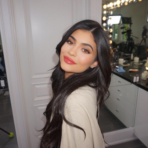 Kylie Jenner maquillée sur une photo publiée sur Instagram en juillet 2016.