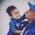Chris Brown et sa fille Royalty