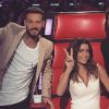 Jenifer, Patrick Fiori et M. Pokora sur le plateau de "The Voice Kids 3", novembre 2015