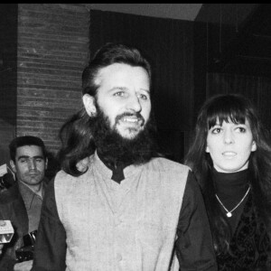 Ringo Starr et sa première femme Maureen (née Cox) à Budapest en 1972.