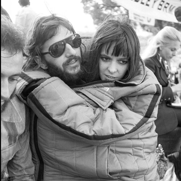 Ringo Starr et sa première femme Maureen (née Cox) au Grand Prix de F1 de Monaco en mai 1971