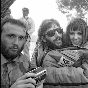 Ringo Starr et sa première femme Maureen (née Cox) au Grand Prix de F1 de Monaco en mai 1971