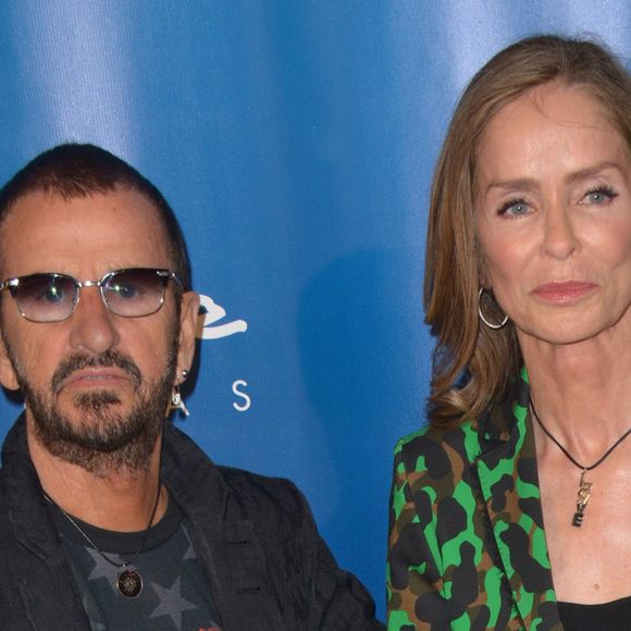 Ringo Starr et sa femme Barbara Bach lors de la soirée d'inauguration de OUE Skyspace à Los Angeles, le 14 juillet 2016. © Marcel Thomas via ZUMA Wire/Bestimage