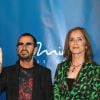 Ringo Starr et sa femme Barbara Bach lors de la soirée d'inauguration de OUE Skyspace à Los Angeles, le 14 juillet 2016. © Marcel Thomas via ZUMA Wire/Bestimage
