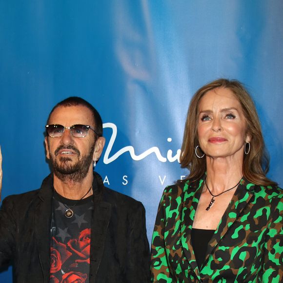 Ringo Starr et sa femme Barbara Bach lors de la soirée d'inauguration de OUE Skyspace à Los Angeles, le 14 juillet 2016. © Marcel Thomas via ZUMA Wire/Bestimage