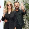Ringo Starr et sa femme Barbara Bach lors de l'anniversairede l'ex-Beatle au Capitol Records Towe à Hollywood, le 7 juillet 2015