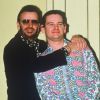 Ringo Starr et son fils aîné Zak Starkey en 1992