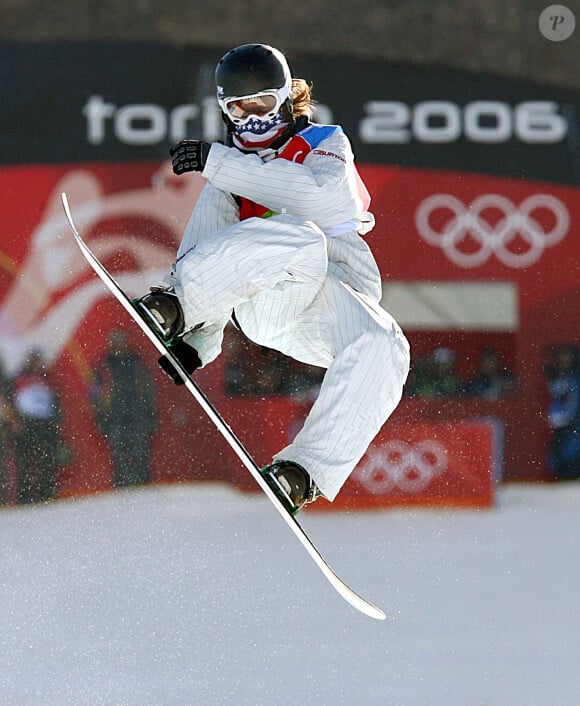 Shaun White aux Jeux Olympiques d'hiver de Turin. Février 2006.