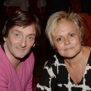 Exclusif - Pierre Palmade, Muriel Robin - Inauguration du restaurant péruvien "Manko" au 15, avenue Montaigne à Paris le 5 février 2016.  © Rachid Bellak/Bestimage