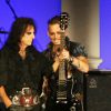 Alice Cooper et Johnny Depp lors du 16e Starkey Hearing Foundation Gala à St. Paul, le 17 juillet 2016.