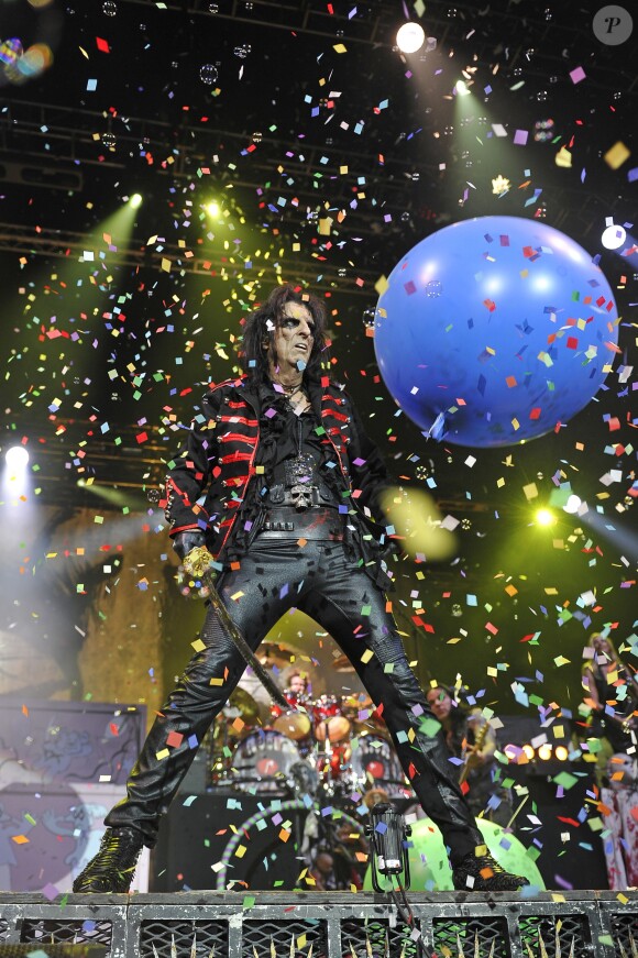 Exclusif - Concert de Alice Cooper à l'O2 Arena de Londres le 18 juin 2016