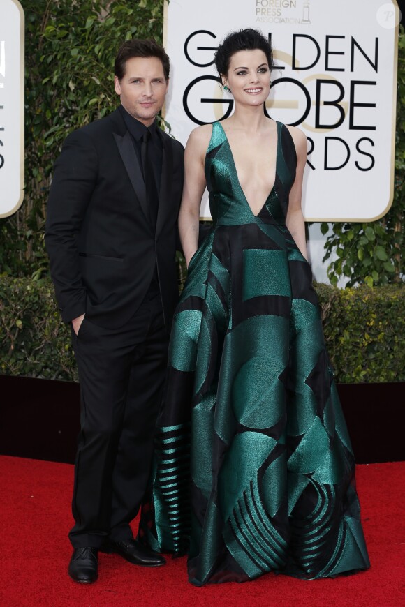 Peter Facinelli et Jaimie Alexander - La 73ème cérémonie annuelle des Golden Globe Awards à Beverly Hills, le 10 janvier 2016.