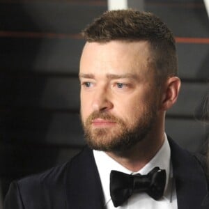 Justin Timberlake et sa femme Jessica Biel - People à la soirée "Vanity Fair Oscar Party" après la 88ème cérémonie des Oscars à Hollywood, le 28 février 2016