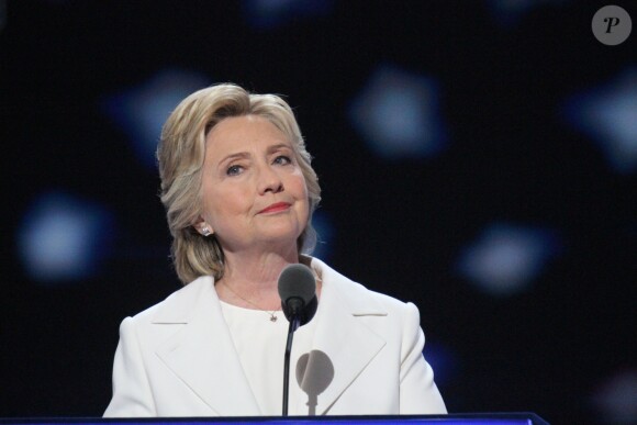 Hillary Clinton à la convention nationale du Parti démocrate à Philadelphie, le 26 juillet 2016.
