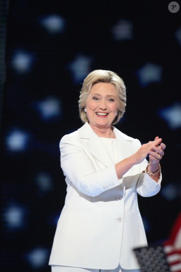 Hillary Clinton à la convention nationale du Parti démocrate à Philadelphie, le 26 juillet 2016.