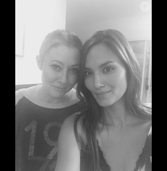 Shannen Doherty et son amie Anne Marie Kortright sur une photo publiée le 20 juillet 2016 sur Instagram