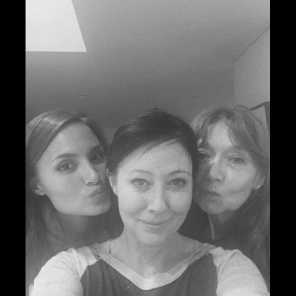 Shannen Doherty, son amie Anne Marie Kortright et sa mère Rosa sur une photo publiée le 20 juillet 2016 sur Instagram