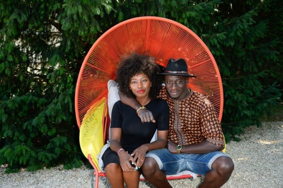 Inna Modja et Ibrahim Koma - Photocall lors du 3ème jour du 9ème Festival du Film Francophone d'Angoulême. Le 25 août 2016 © Coadic Guirec / Bestimage