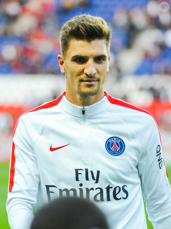 Thomas Meunier - Match de Ligue 1 PSG-Metz - 2ème journée au Parc des Princes à Paris, le 21 août 2016. Victoire du PSG 3-0. © Pierre Perusseau/Bestimage