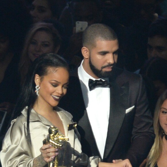 Drake et Rihanna  à la cérémonie des MTV Video Music Awards au Madison Square Garden de New York, le 28 août 2016