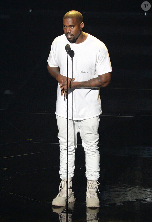 Kanye West  à la cérémonie des MTV Video Music Awards au Madison Square Garden de New York, le 28 août 2016