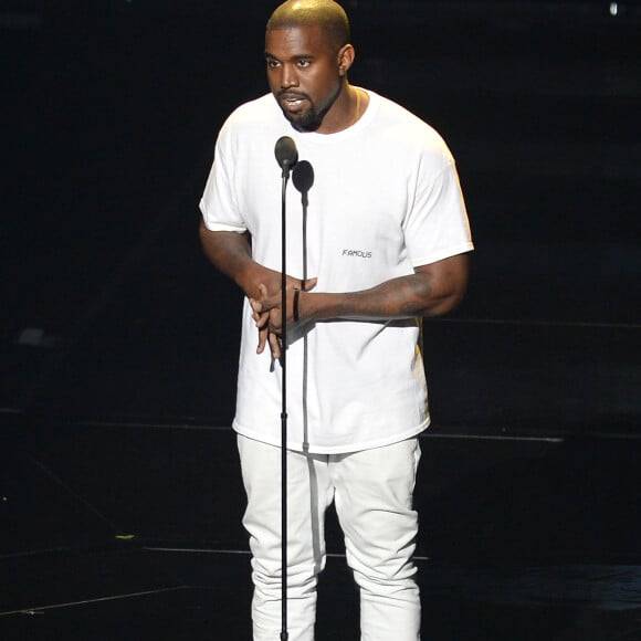 Kanye West  à la cérémonie des MTV Video Music Awards au Madison Square Garden de New York, le 28 août 2016