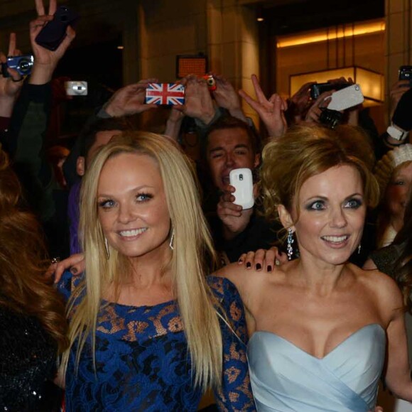 Melanie Brown, Geri Halliwell, Emma Bunton, Melanie Chisholm à la Premiere de la comedie musicale des Spice Girls 'The Viva Forever' a Londres le 11 Decembre 2012.