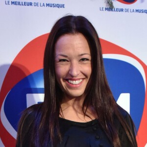Natasha St-Pier lors de l'émission "La matinale Spéciale Noël sur RFM" dans les studios de RFM à Paris, le 19 décembre 2014