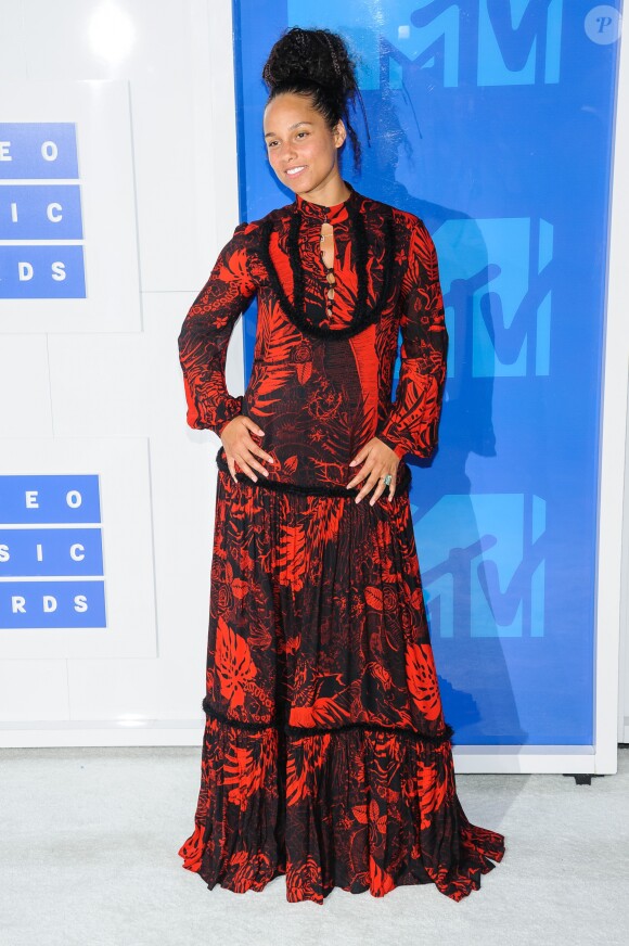 Alicia Keys à la soirée des MTV Video Music Awards 2016 à Madison Square Garden à New York City, New York, Etats-Unis, le 28 août 2016.