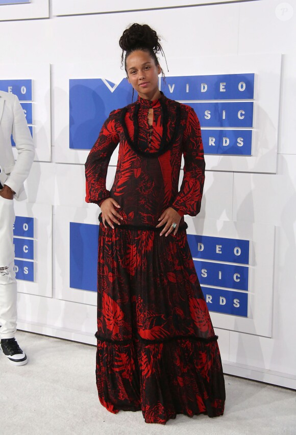 Alicia Keys à la soirée des MTV Video Music Awards 2016 à Madison Square Garden à New York City, New York, Etats-Unis, le 28 août 2016.