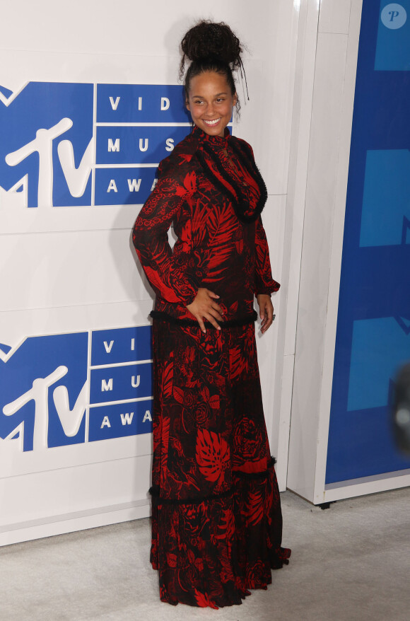 Alicia Keys à la soirée des MTV Video Music Awards 2016 à Madison Square Garden à New York City, New York, Etats-Unis, le 28 août 2016.