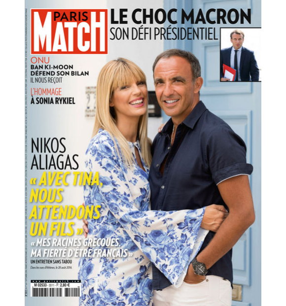 Magazine Paris Match, en kiosques le 1er septembre 2016.