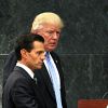 Donald Trump reçu par le président du Mexique, Enrique Pena Nieto, à Mexico le 31 août 2016