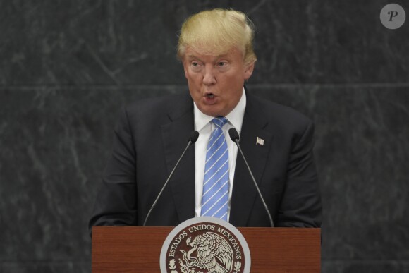Donald Trump reçu par le président du Mexique, Enrique Pena Nieto, à Mexico le 31 août 2016