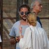 Lindsay Lohan et Dennis Papageorgiou, propriétaire du Rakkan Mykonos en Grèce, le 26 août 2016