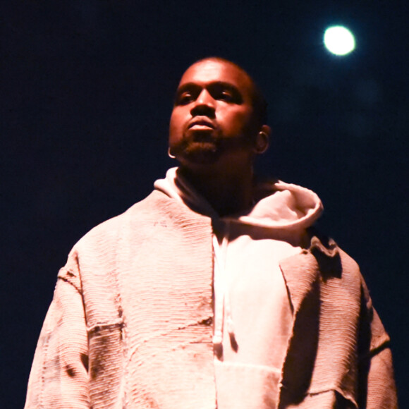 Kanye West lors de son premier concert au Madison Square Garden à New York dans le cadre du "Saint Pablo Tour", le 5 septembre 2016.