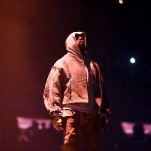 Kanye West lors de son premier concert au Madison Square Garden à New York dans le cadre du "Saint Pablo Tour", le 5 septembre 2016.