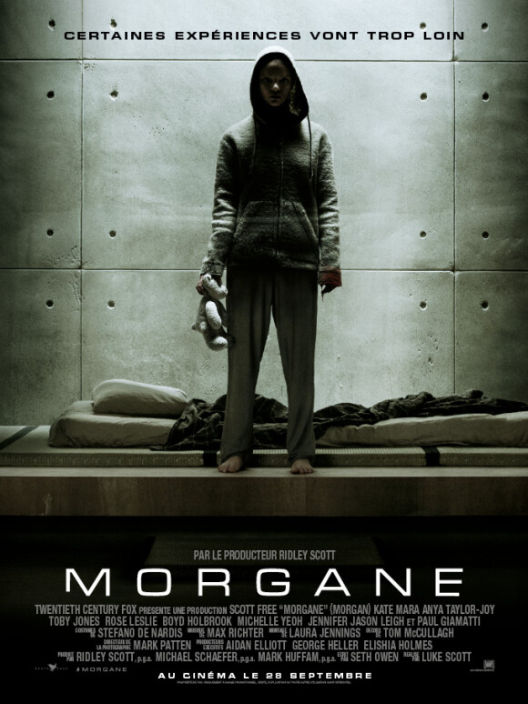 Affiche du film Morgane en salles le 28 septembre 2016