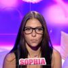 Sophia dans le confessionnal - "Secret Story 10", sur NT1. Le 7 septembre 2016.