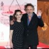 Winona Ryder et Tim Burton - Tim Burton laisse ses empreintes dans le ciment hollywoodien au TCL Chinese Theater à Hollywood, le 8 septembre 2016.