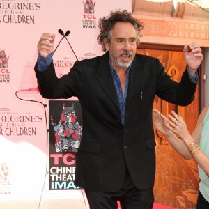 Tim Burton au TCL Chinese Theater à Hollywood, le 8 septembre 2016