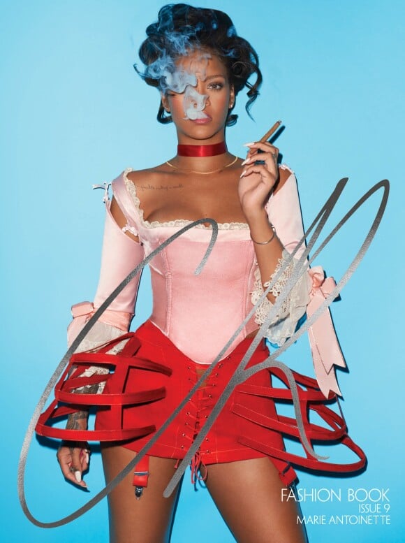 Rihanna en couverture de l'Issue 9 du magazine CR Fashion Book. Photo par Terry Richardson.