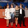 Natalie Portman, enceinte, Lily-Rose Depp, Rebecca Zlotowski et Emmanuel Salinger présentaient le 10 septembre 2016 Planetarium au Festival international du film de Toronto (TIFF).