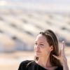 Angelina Jolie durant sa visite dans le camp de réfugiés Syriens à Azraq en Jordanie, le 9 Septembre 2016