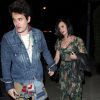 Katy Perry et John Mayer sont alles diner au restaurant "Osteria Mozza" a Hollywood. Le 4 janvier 2013